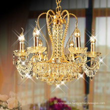 empire 9 Lights small crystal chandelier gold pendant light LT-70055